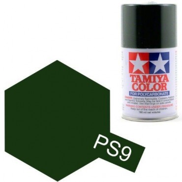 TINTA SPRAY RC PARA BOLHAS VERDE LATA 100ML TAMIYA PS-9